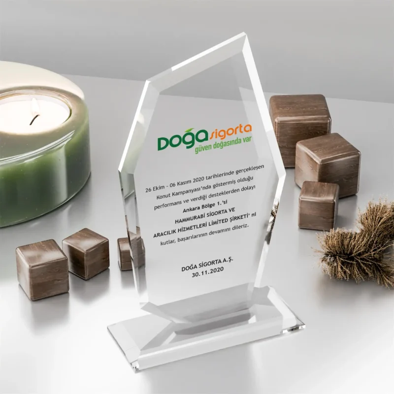 Cam Plaket Örnekleri